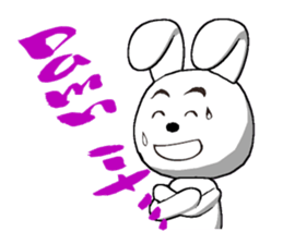 10th edition white rabbit expressive sticker #698140
