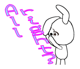 10th edition white rabbit expressive sticker #698143