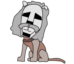 moai dog "Shibu san" sticker #698311