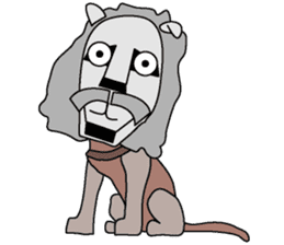 moai dog "Shibu san" sticker #698318