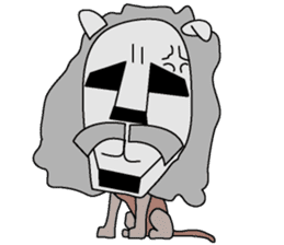 moai dog "Shibu san" sticker #698321