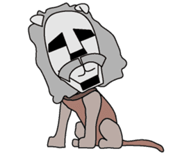 moai dog "Shibu san" sticker #698322