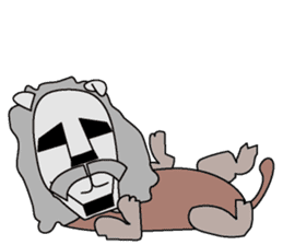 moai dog "Shibu san" sticker #698326