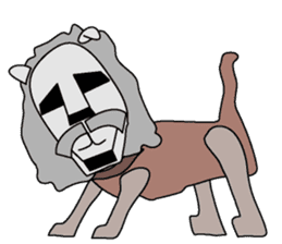 moai dog "Shibu san" sticker #698328