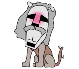 moai dog "Shibu san" sticker #698330