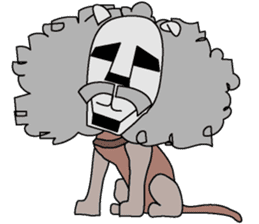 moai dog "Shibu san" sticker #698336