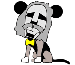 moai dog "Shibu san" sticker #698338