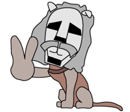 moai dog "Shibu san" sticker #698342