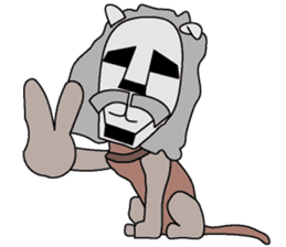 moai dog "Shibu san" sticker #698342