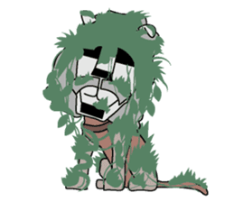 moai dog "Shibu san" sticker #698344