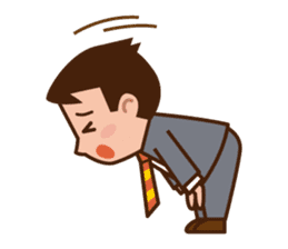 Yes! Businessman Anko. No text. sticker #698554