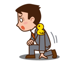 Yes! Businessman Anko. No text. sticker #698557