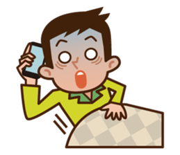 Yes! Businessman Anko. No text. sticker #698561