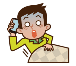 Yes! Businessman Anko. No text. sticker #698561