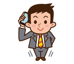 Yes! Businessman Anko. No text. sticker #698564