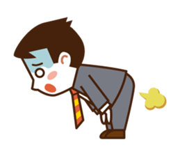 Yes! Businessman Anko. No text. sticker #698566