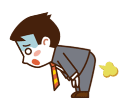 Yes! Businessman Anko. No text. sticker #698566