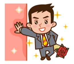 Yes! Businessman Anko. No text. sticker #698567