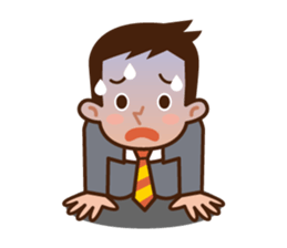 Yes! Businessman Anko. No text. sticker #698569