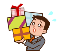 Yes! Businessman Anko. No text. sticker #698575