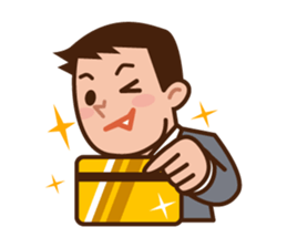 Yes! Businessman Anko. No text. sticker #698576