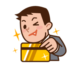 Yes! Businessman Anko. No text. sticker #698576