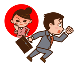 Yes! Businessman Anko. No text. sticker #698579