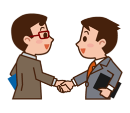 Yes! Businessman Anko. No text. sticker #698580