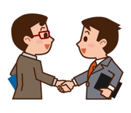 Yes! Businessman Anko. No text. sticker #698580