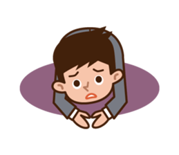 Yes! Businessman Anko. No text. sticker #698581