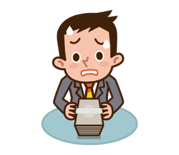 Yes! Businessman Anko. No text. sticker #698582