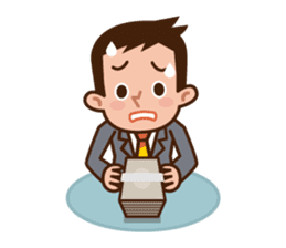 Yes! Businessman Anko. No text. sticker #698582