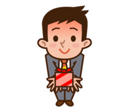 Yes! Businessman Anko. No text. sticker #698583