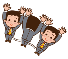 Yes! Businessman Anko. No text. sticker #698589