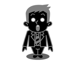 Yes! Businessman Anko. No text. sticker #698590