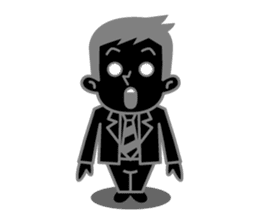 Yes! Businessman Anko. No text. sticker #698590