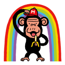 Stamp Monkey sticker #699954
