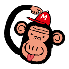 Stamp Monkey sticker #699976
