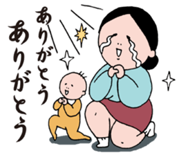 Mrs.Ikuko mom version sticker #700073