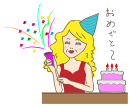 Tomiko mama Japanese version sticker #700200