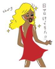 Tomiko mama Japanese version sticker #700218