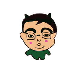 The eyebrows of God sticker #700629