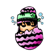 TyrannosaurusGirl doesn't take off hat sticker #702232