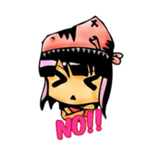 TyrannosaurusGirl doesn't take off hat sticker #702238