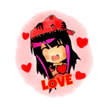 TyrannosaurusGirl doesn't take off hat sticker #702244