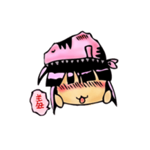 TyrannosaurusGirl doesn't take off hat sticker #702257