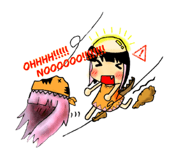 TyrannosaurusGirl doesn't take off hat sticker #702267