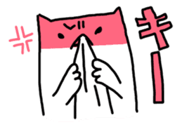 ashiyubicat sticker #702372