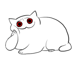 Meawbin The Creepy Cat sticker #702541