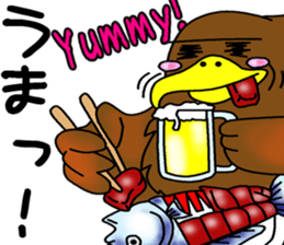 Cute raptor stickers sticker #702748